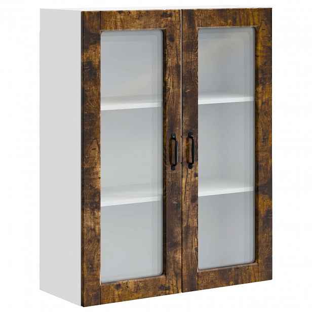 vidaXL Krycí deska myčky na nádobí Kalmar Kouřový dub 80 x 31 x 100 cm
