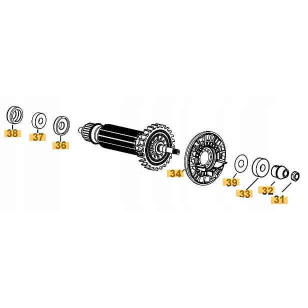 Dewalt Rotor Pro Brusku DWE4056 DWE4057