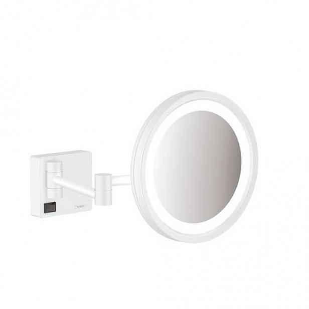Hansgrohe AddStoris kosmetické zrcátko sklopné matná bílá 41790700