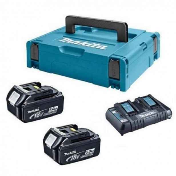 Makita - Sada 9A nabíječky a 2x aku 18 V 5,0 Ah 197629-2