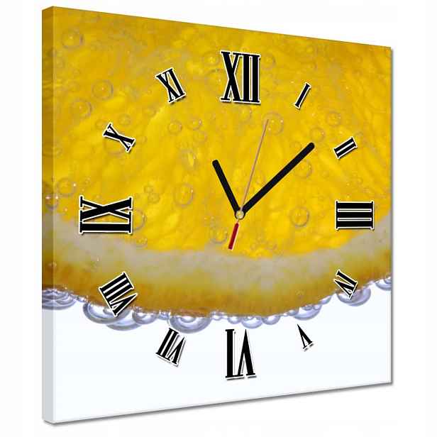 30x30 Citron ve vodě Hodiny