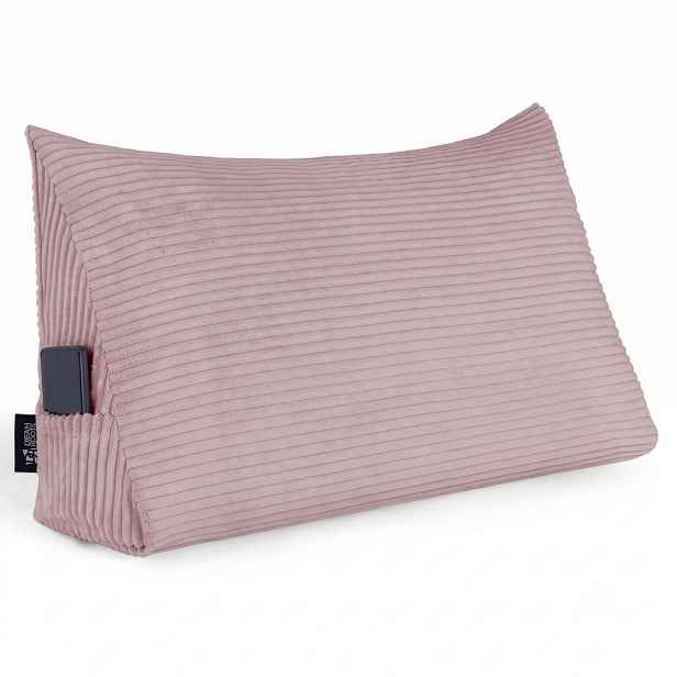 Dreamroots KLÍNOVÝ POLŠTÁŘ Silver Pink, 70/40/20 cm, manšestr