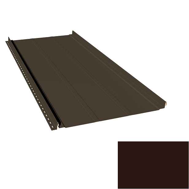 Krytina plechová LINEDEK 485 Rib PU 50 MAX MM020 hnědá