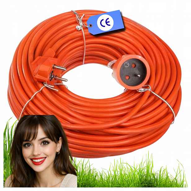 Prodlužovací Kabel 30M 3x2,5mm Stavební Zahradní Venkovní Elektrický Kabel