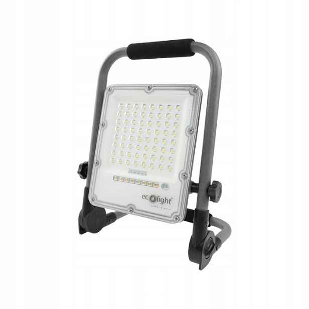 Silný přenosný halogenový Led reflektor 30W s akumulátorovým osvětlením