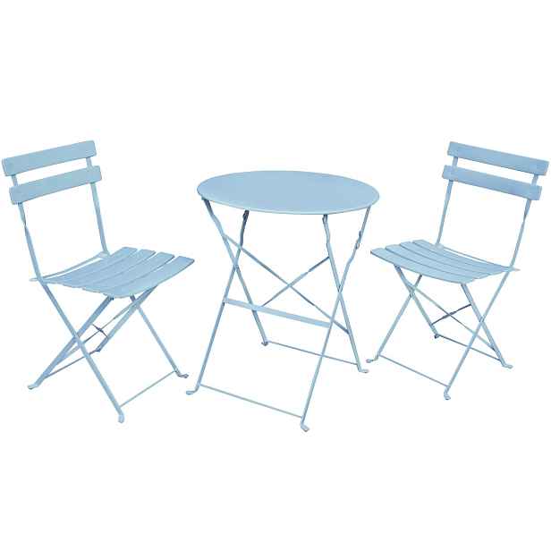Ak furniture Skládací sada zahradního nábytku ORION modrá
