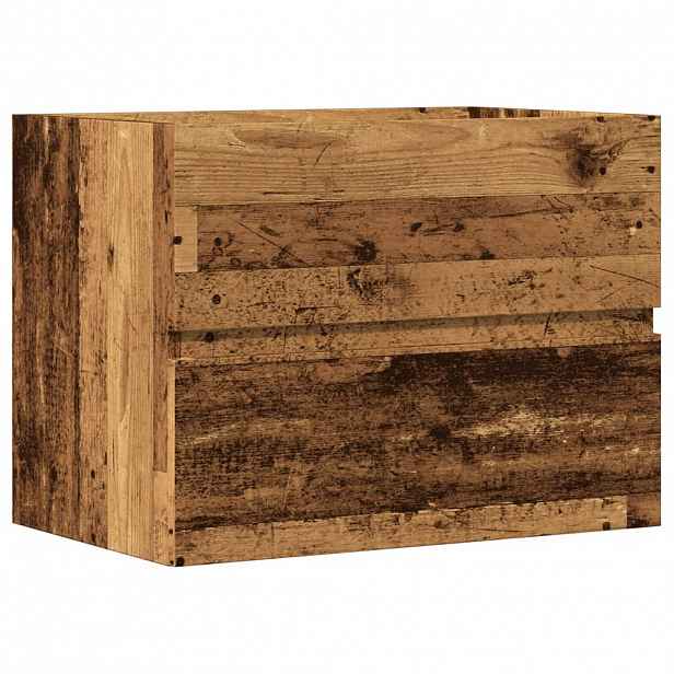 vidaXL Koupelnová skříňka old wood 60 x 38,5 x 45 cm kompozitní dřevo