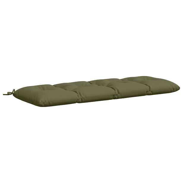 vidaXL Polštář na lavici VIANEN 100% polyester Olivově zelená