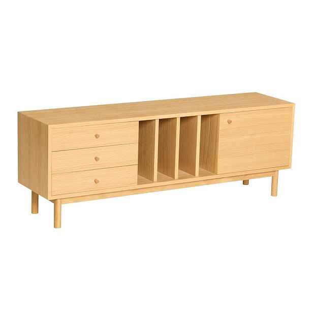 Komoda v dekoru dubu v přírodní barvě 140x50x37 cm Nobby – Hübsch