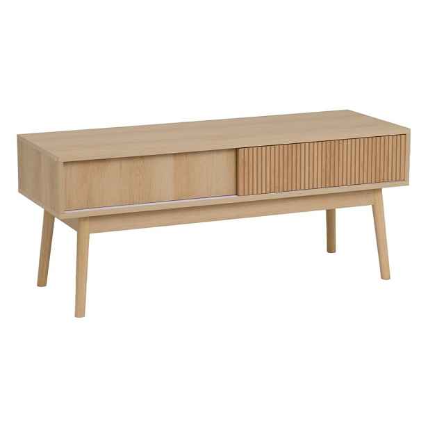 TV stolek v přírodní barvě 115x48x40 cm Naroa – Casa Selección