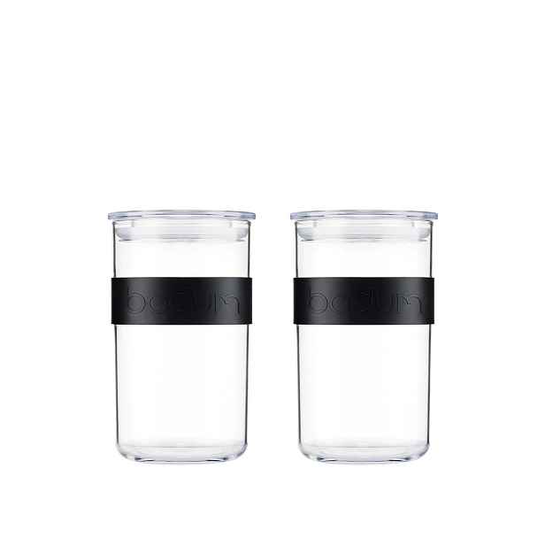 Bodum skladovací nádoby 2 ks Presso 1L Black