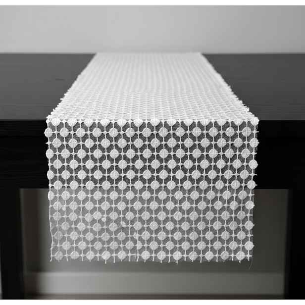 Žakárový ubrus - běhoun BIANCO 140x40 cm bílá MyBestHome