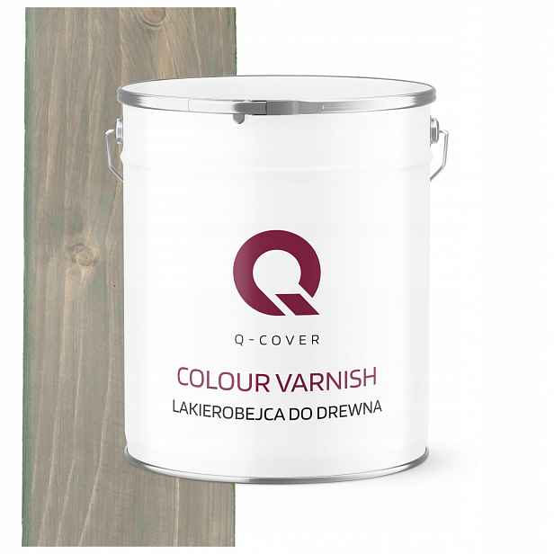 Lak Na Dřevo 3V1 Lazura Šedá Tmavá 7046 Polomatná 5 L Ochranná