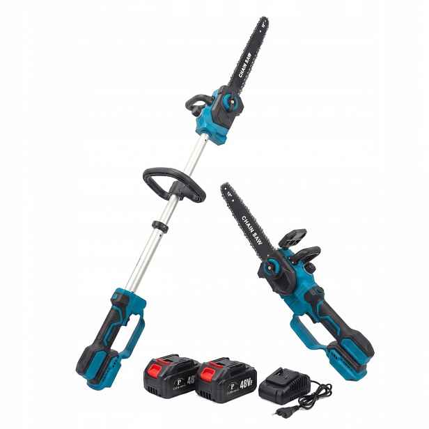 Akumulátorová Řetězová Pila 12" Teleskopická 2 Aku 70-102 CM