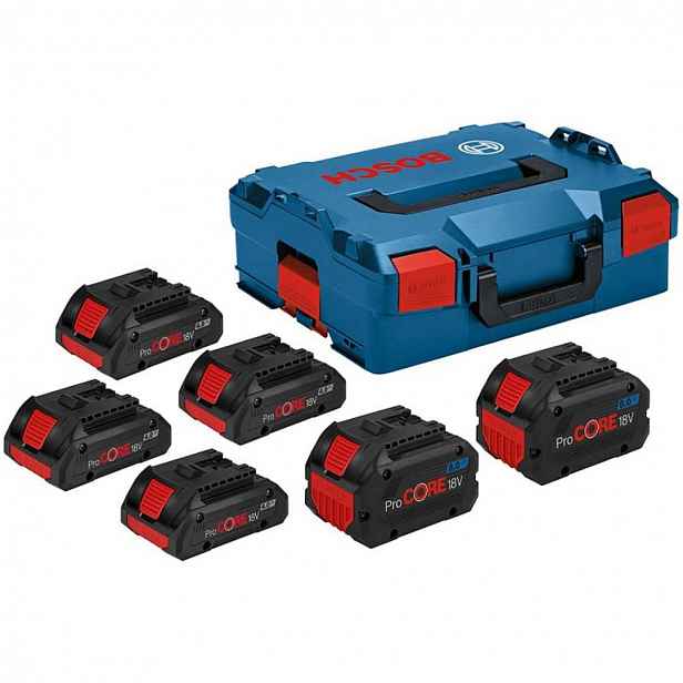 Bosch - 18V akumulátor ProCORE 4,0/8,0 Ah, 6 ks 1600A02A2T