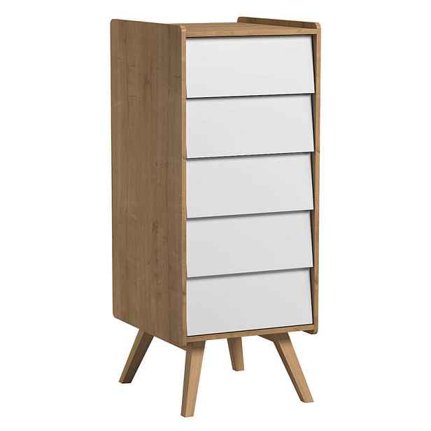 Petits-meubles KOMODA Vintage dřevo a bílá