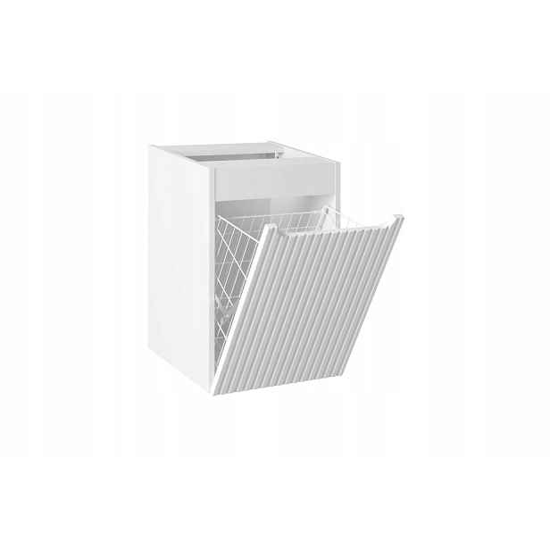Szafka pod blat 40cm z koszem na pranie, Nova White
