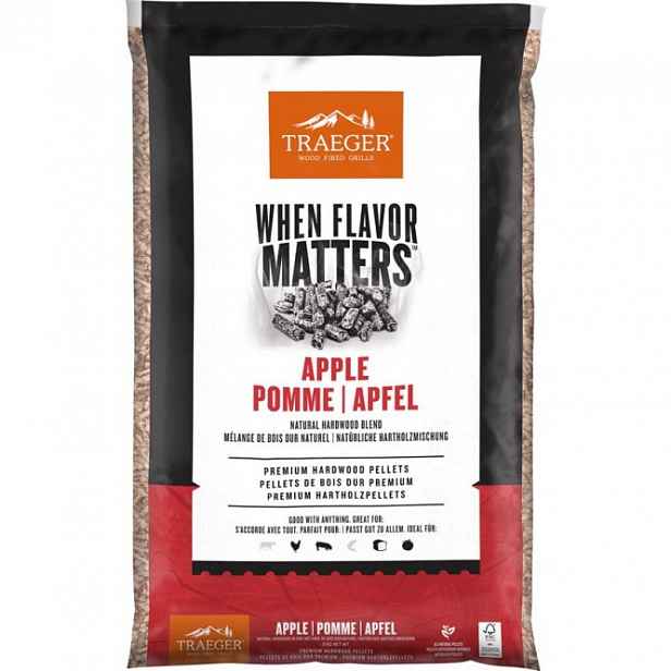 Dřevěné pelety Traeger Apple 9kg