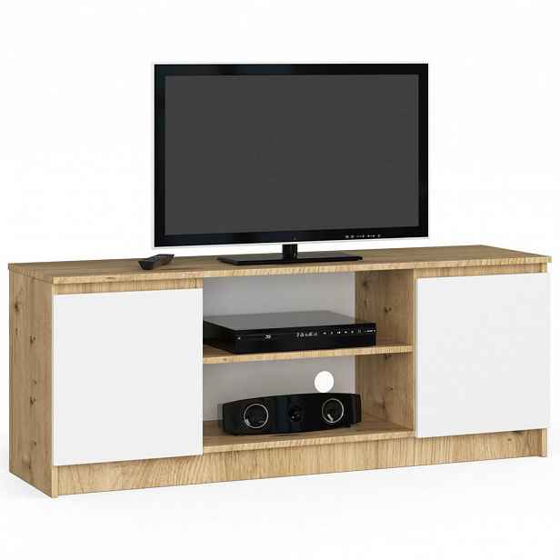 RAUMHIRSCH FURNITURE LOWBOARD dub Artisan, bílá 55/140/40