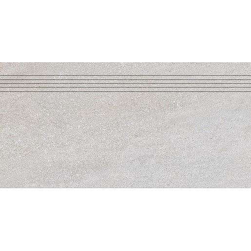 Schodovka Rako Quarzit šedá 30x60 cm mat DCPSE737.1