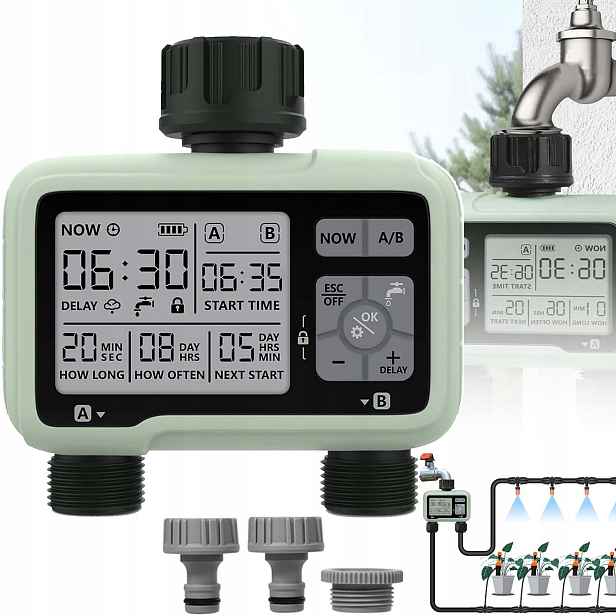 Elektronický Ovladač Pro Zavlažování Zahrady, Automatické Zavlažování