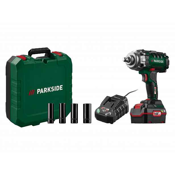 Parkside® Aku rázový utahovák na kola auta Passk 20-Li C4