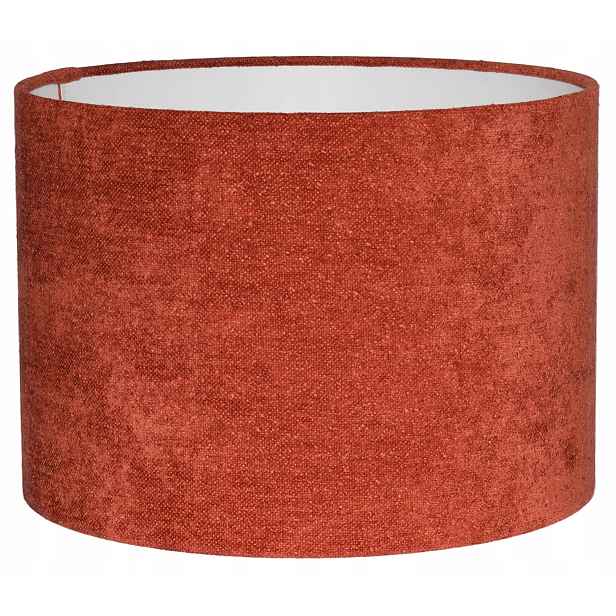 Stínidlo pro závěsnou stojací lampu Válec 20/15 cm E27 Červený Boucle Venosa