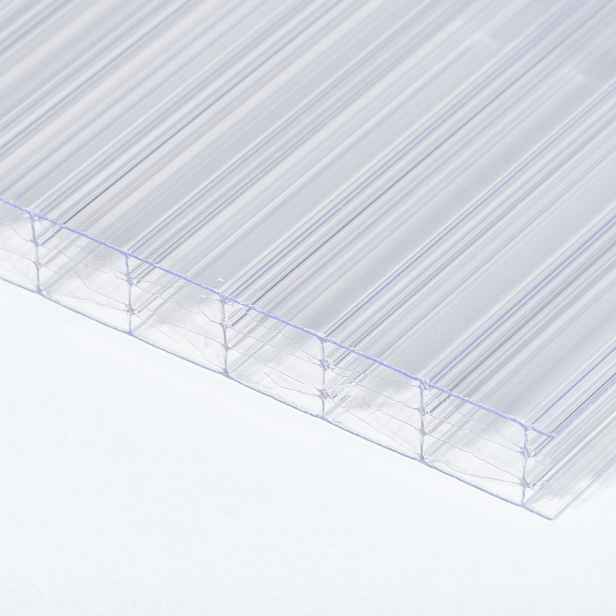 Deska polykarbonátová dutinková MULTICLEAR 10 STRONG 6 WALL 2UV čirá 1250×7000 mm