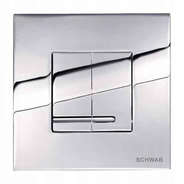 Tlačítko Schwab Arte Duo Metal chrom 4060414051
