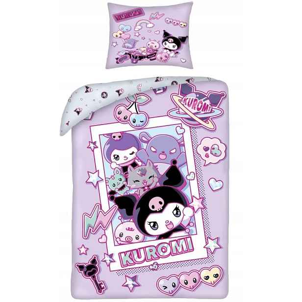 Ložní povlečení z mikrovlákna Kuromi Galaxy Pop