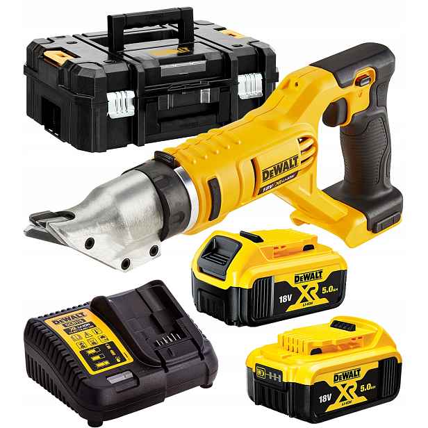 Nůžky na kov 18V 2x5Ah DeWALT DCS491P2 Tstak 2