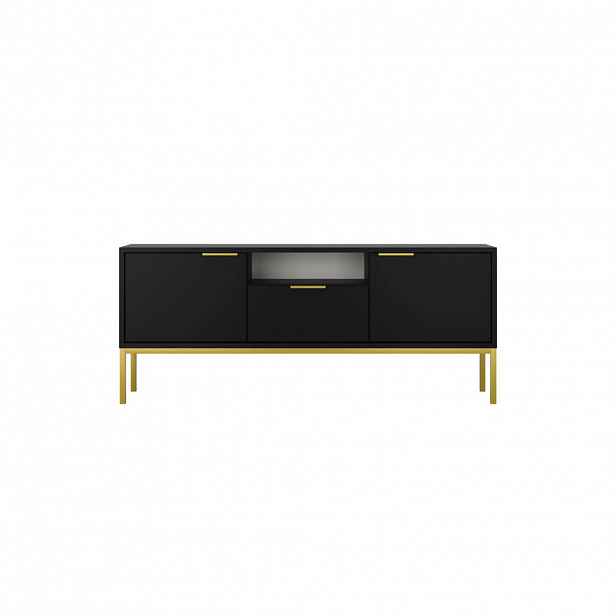 RAUMHIRSCH FURNITURE LOWBOARD Austin černý 33/56,4/135 cm