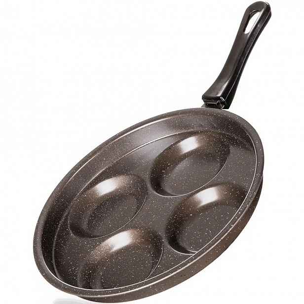 Banquet Pánev na 4 lívance GRANITE Brown, 24 cm