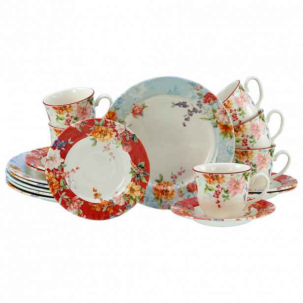 Creatable KÁVOVÁ SOUPRAVA Crimson bunt 18dílné