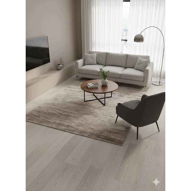 Koberec 160 x 230 cm béžový jednobarevný Soft hladký, měkký, moderní