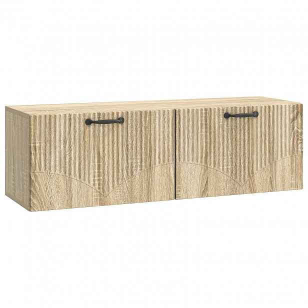 vidaXL Nástěnná TV skříň Dub sonoma 98 x 31 x 30 cm Kompozitní dřevo