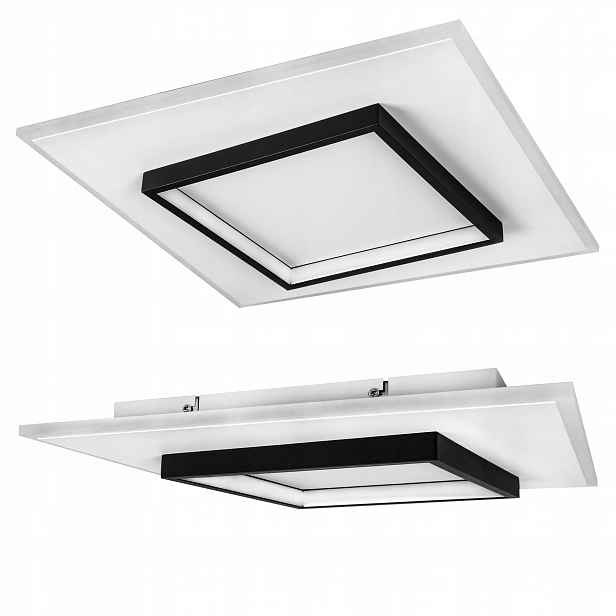 Led lampa panel lustr stropní svítidlo 40x40 cm 32W 4000K černá Xudo výp2