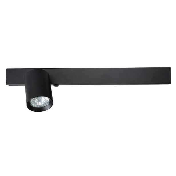 Nástěnné Led svítidlo dvojité černé 40 cm s vypínačem Milagro