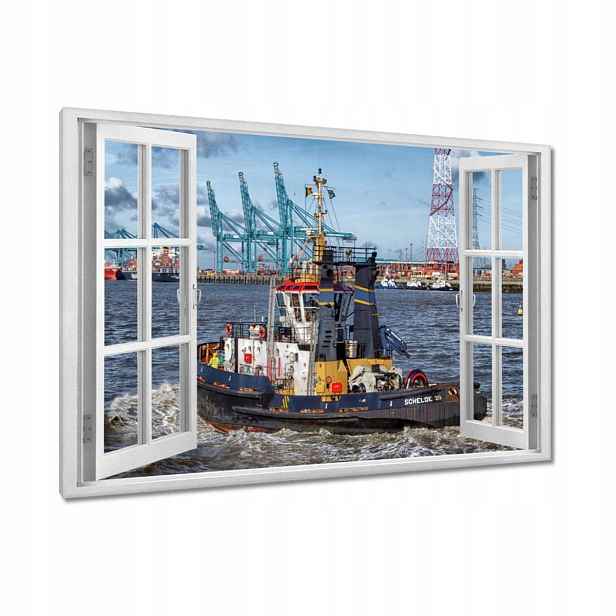 Obrazy 90x60 Námořní tahač