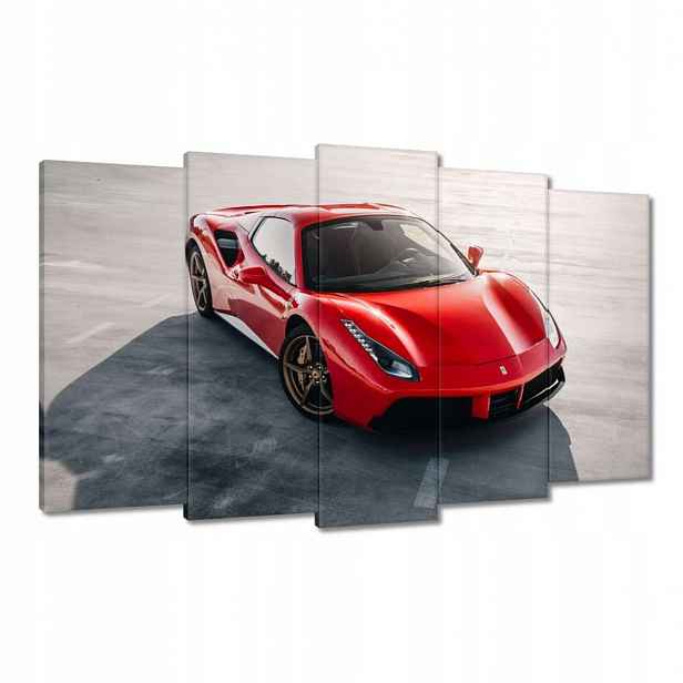 Obrazy 100x60 Červené Ferrari Střela
