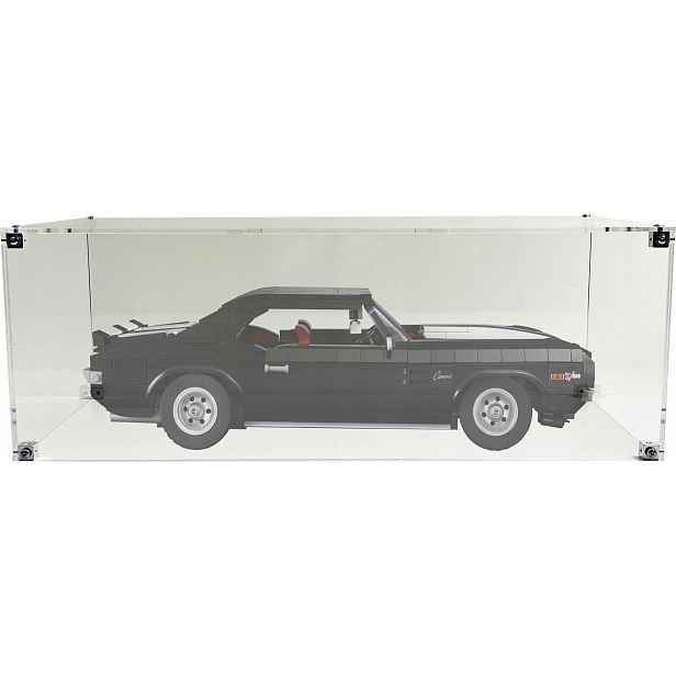 Vitrína Drewlandia pro stavebnici Lego 10304 Icons Chevrolet Camaro Z28