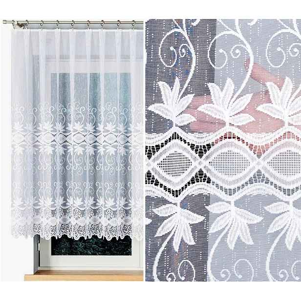 Jowita záclona Vzor 018960 400 x 130 cm (hotová) s lemováním
