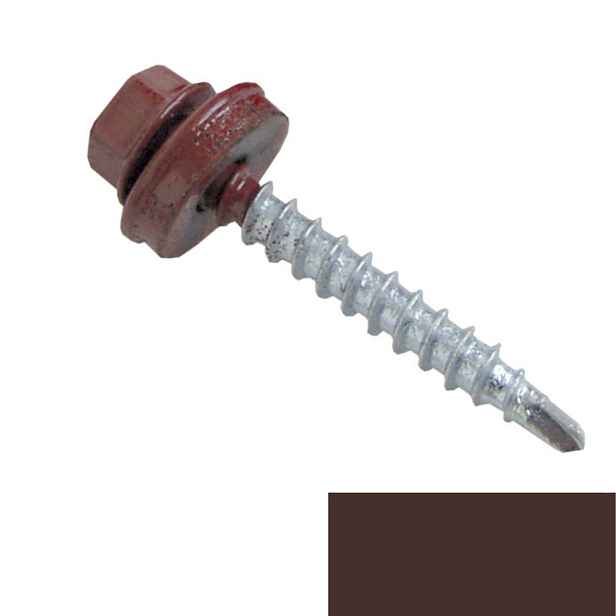 Šroub samořezný spojovací MAXIDEK FRS 4,8×35 RAL 8017 hnědá