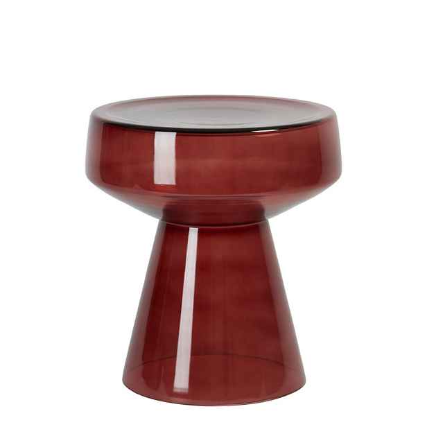 Skleněný kulatý odkládací stolek ø 37 cm Dakwa – Light & Living