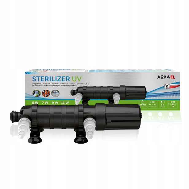 Aquael Uv sterilizátor Ps 2.0 9W Uvc lampa do očka