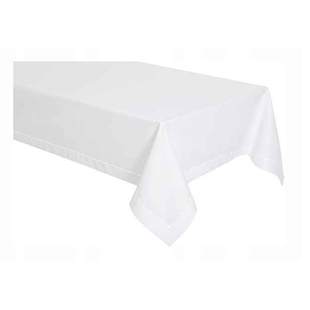 Elegantní ubrus s merežkou 140x260 bílý 240