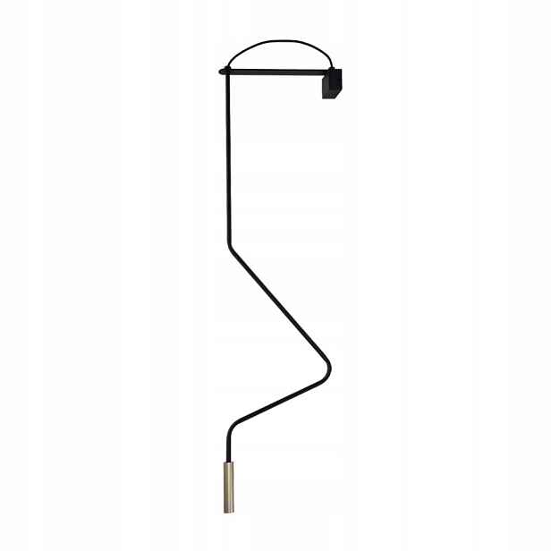 Minimalistická černá pohyblivá nástěnná lampa No. VI 1xG9, 2.5 W Shilo