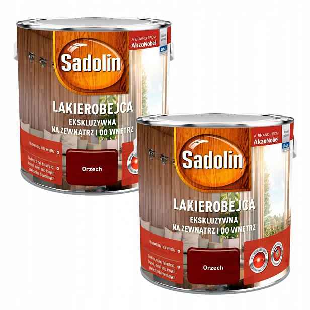 Set Sadolin Lakobejca 2x2,5L Exkluzivní Na Dřevo Ořech 5L