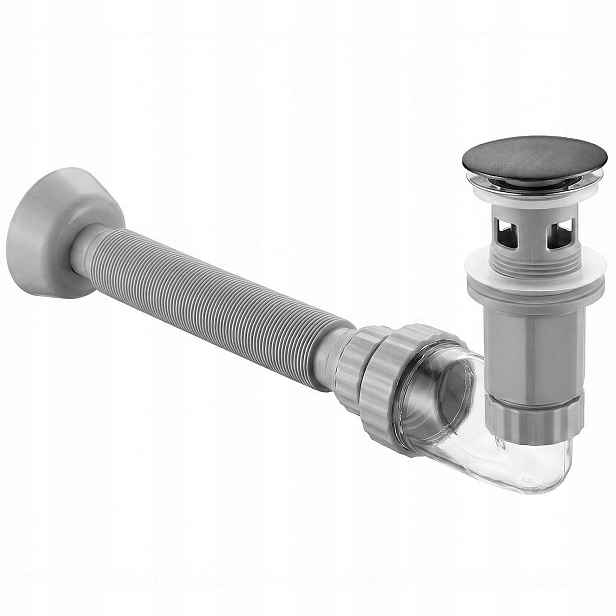Umyvadlový Sifon Titan KlikKlak pro umyvadlo s přepadem bez 45 mm Flow Rea