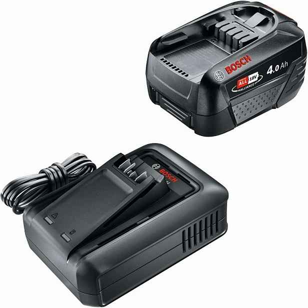 Bosch - Sada 4,4A nabíječky a 1x aku 18V Li-Ion 4,0 Ah 1600A031T6